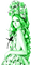 Woman.Roses.Green - безплатен png анимиран GIF
