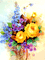 MMarcia gif flores fleurs aquarela - Free animated GIF Animated GIF