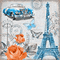 soave background animated  blue orange - Безплатен анимиран GIF анимиран GIF