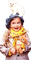 loly33 enfant chat automne - png grátis Gif Animado