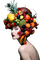 frau, woman, femme, fruit - безплатен png анимиран GIF