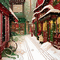 Snowy Christmas Street - Бесплатный анимированный гифка анимированный гифка