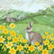 soave background animated   easter green yellow