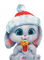 christmas hare by nataliplus - kostenlos png Animiertes GIF