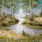 fondo paisaje rio gif dubravka4 - 無料のアニメーション GIF アニメーションGIF