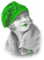 soave woman face vintage christmas  hat winter - 免费PNG 动画 GIF