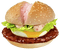 pink burger - GIF animé gratuit