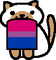 Bisexual cat - kostenlos png Animiertes GIF