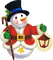 Kaz_Creations Snowman Snowmen - zdarma png animovaný GIF