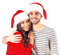 Couple.Noël.Christmas.Victoriabea - png gratis GIF animado