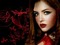 woman in red portrait - безплатен png анимиран GIF