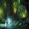 Y.A.M._Fantasy forest background - nemokama png animuotas GIF