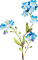 Kaz_Creations Deco Flowers Flower Blue
