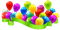Kaz_Creations Colours Balloons - zdarma png animovaný GIF