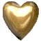 GOLD HEART GIF or coeur