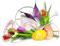 soave deco flowers spring tulips easter eggs - zdarma png animovaný GIF