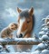 Tiere im Winter - gratis png animeret GIF