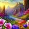 springtimes spring background fantasy - gratis png geanimeerde GIF