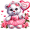 st.Valentine bear by nataliplus - PNG gratuit GIF animé
