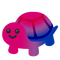 Bi pride turtle emoji bisexual - бесплатно png анимированный гифка