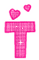 Kaz_Creations Animated Alphabet Pink  T - Gratis geanimeerde GIF geanimeerde GIF