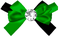 Bow.White.Green.Black - gratis png animeret GIF