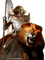 fantasy man and lion by nataliplus - bezmaksas png animēts GIF