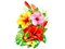 fleur hibiscus red, Pelageya - PNG gratuit GIF animé