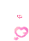 cute popping pink hearts pixel art gif - GIF animé gratuit GIF animé