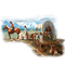 loly33 cowboy western landscape paysage - png gratuito GIF animata