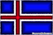 iceland flag - GIF animé gratuit