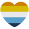Aroace heart - безплатен png анимиран GIF