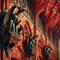 Red Gothic Gargoyles Background - png gratis GIF animasi