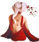 woman red-dress