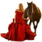 femme avec cheval.Cheyenne63 - zdarma png animovaný GIF