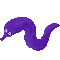purple worm - Бесплатный анимированный гифка анимированный гифка