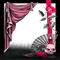 dolceluna pink gothic skull curtain rose frame