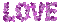 tex love violet purple - GIF animado gratis GIF animado