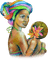 femme avec enfant.Cheyenne63 - Free PNG Animated GIF