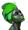 Woman africa green - Nemokamas animacinis gif