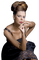 woman femme cigarette - PNG gratuit GIF animé