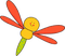 Libelle - zdarma png animovaný GIF