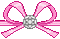 pink diamond bow