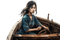 loly33 femme barque asiatique - 免费PNG 动画 GIF