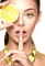 woman girl lemon - PNG gratuit GIF animé