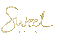 Sweet Paris Text Gold Gif - Bogusia - GIF animado gratis GIF animado