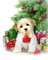 soave dog animals tree chrstmas red green - gratis png animerad GIF