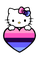 Omnisexual Pride Hello Kitty - nemokama png animuotas GIF
