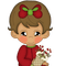 sm3 cmas doll doll red christmas - ilmainen png animoitu GIF
