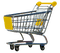 ostoskärry sisustus shopping cart decor - PNG gratuit GIF animé